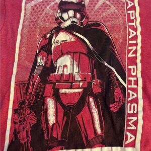 Star Wars Red Captain Phasma Short Sleeve Tee